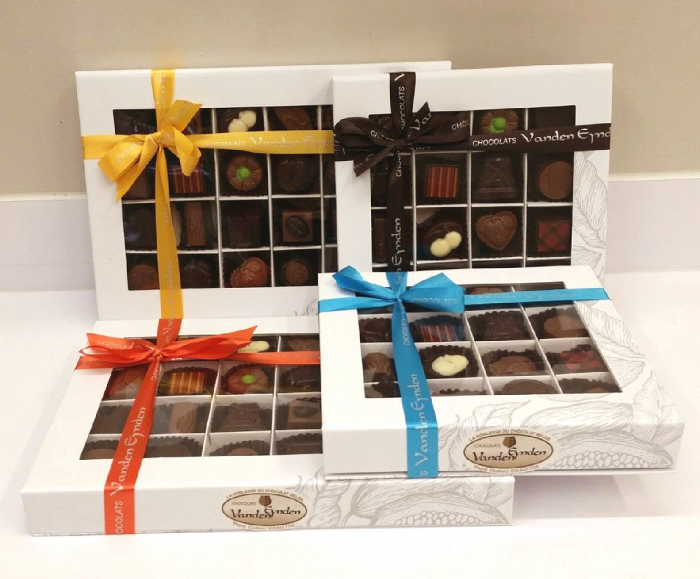 Coffret 24 chocolats haut de gamme